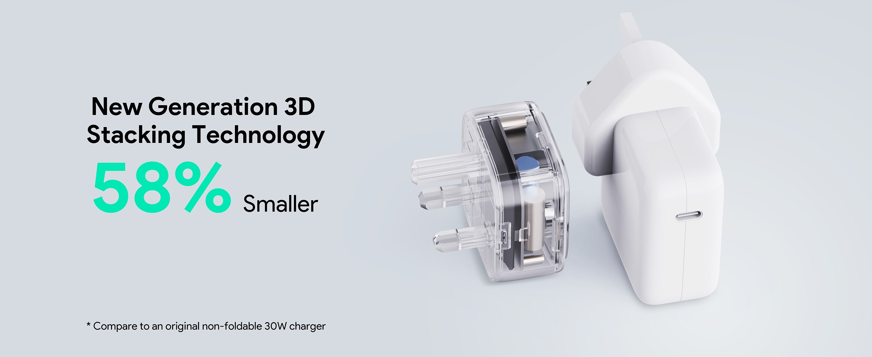 Aukey PA-C1 Comet Super Compact 30W PD GaN Wall Charger with PPS