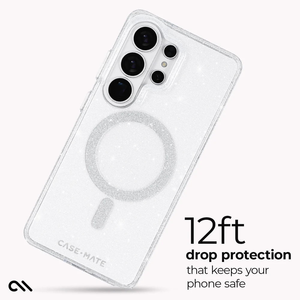 Case-Mate Samsung Galaxy S26 Ultra Twinkle Magnetic Case - Twilight Silver