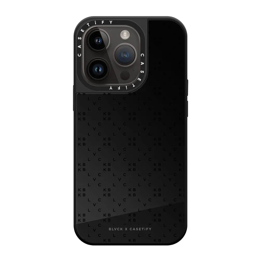 Casetify "BLVCK Custom Monogram" MagSafe Mirror Case for iPhone 14 Pro/ 14 Pro Max