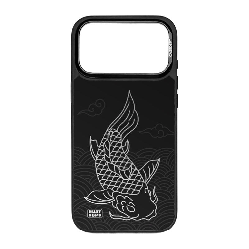CaseDept. iPhone 17 Pro | 17 Pro Max Mirror Case - Black Huat Up Koi