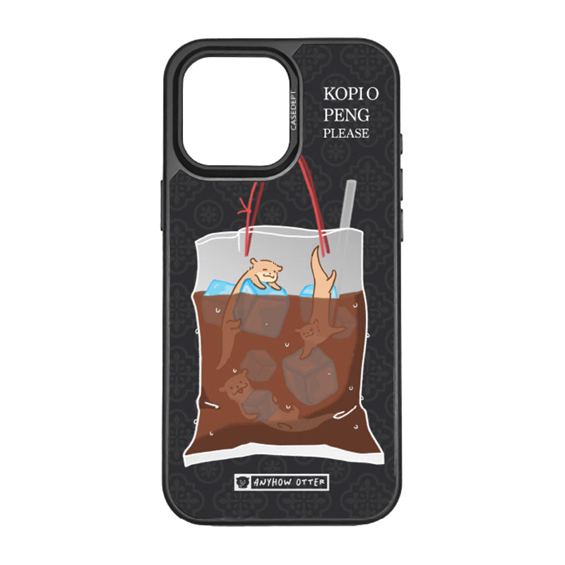 CaseDept. iPhone 16 Pro Max Mirror Case - Black Anyhow Otter Kopi O