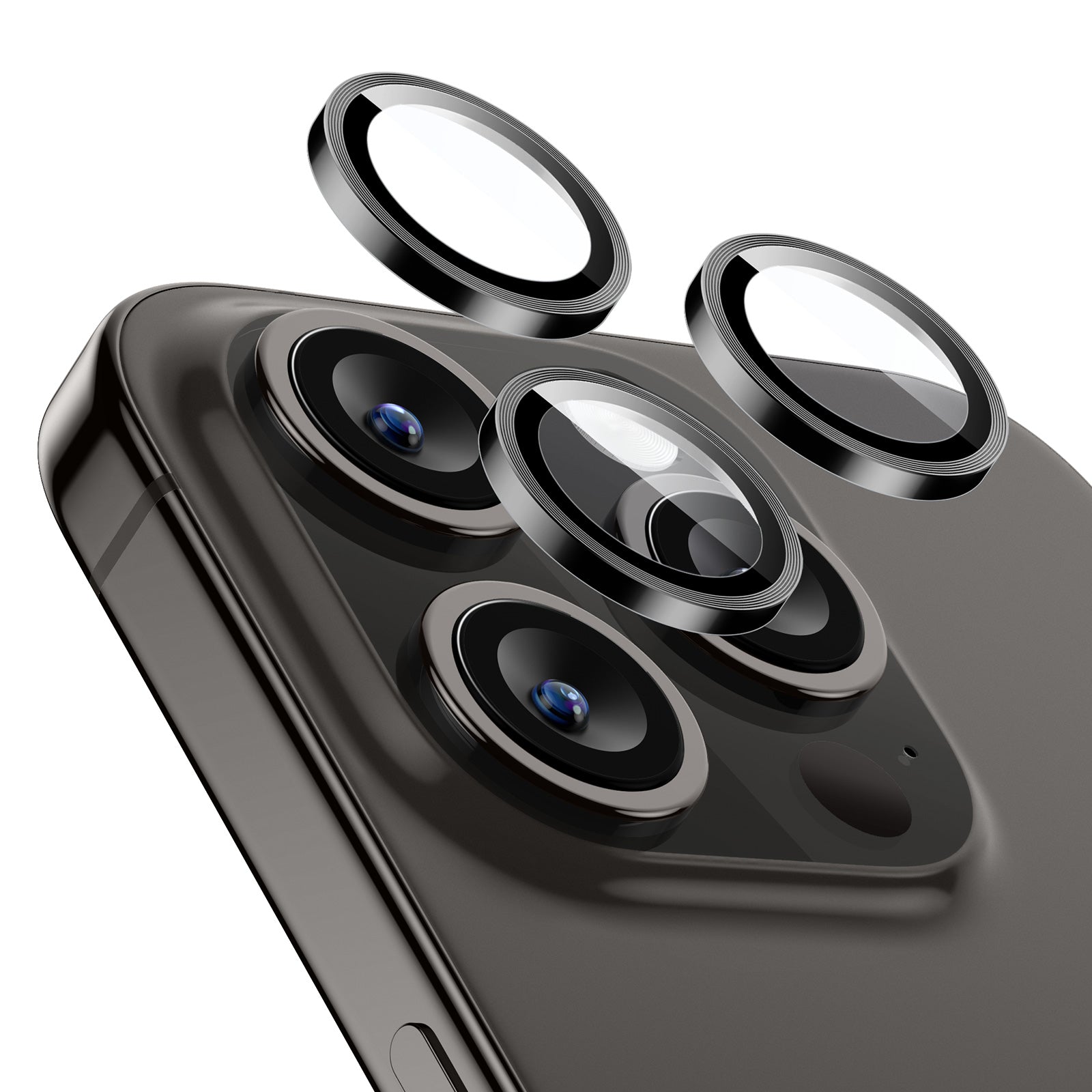 ESR iPhone 15 Pro/15 Pro Max Armorite Ultra-Tough Camera Lens Protectors (Set of 3)