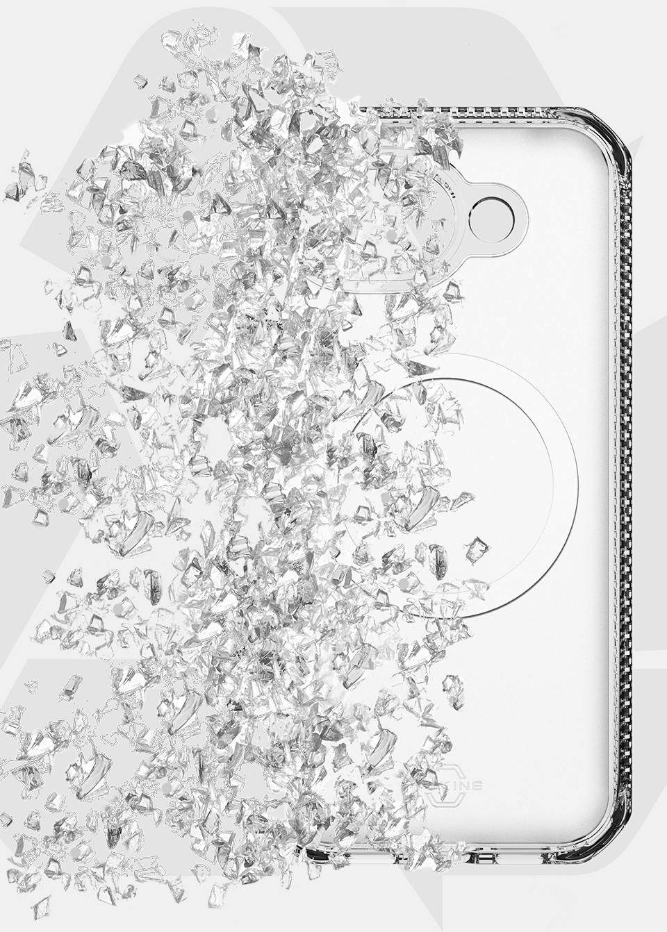 ITSKINS Google Pixel 10a Hybrid R Vapor (MagSafe Compatible) - Transparent