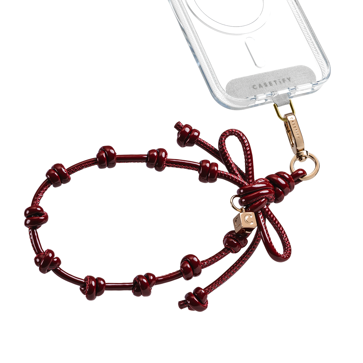 CASETiFY Bow Charm Wristlet