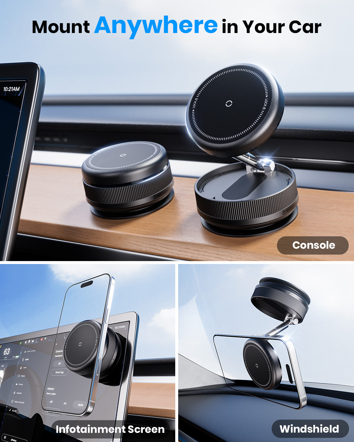 Mono Dsign Magsafe Vacuum Magnetic Phone Holder