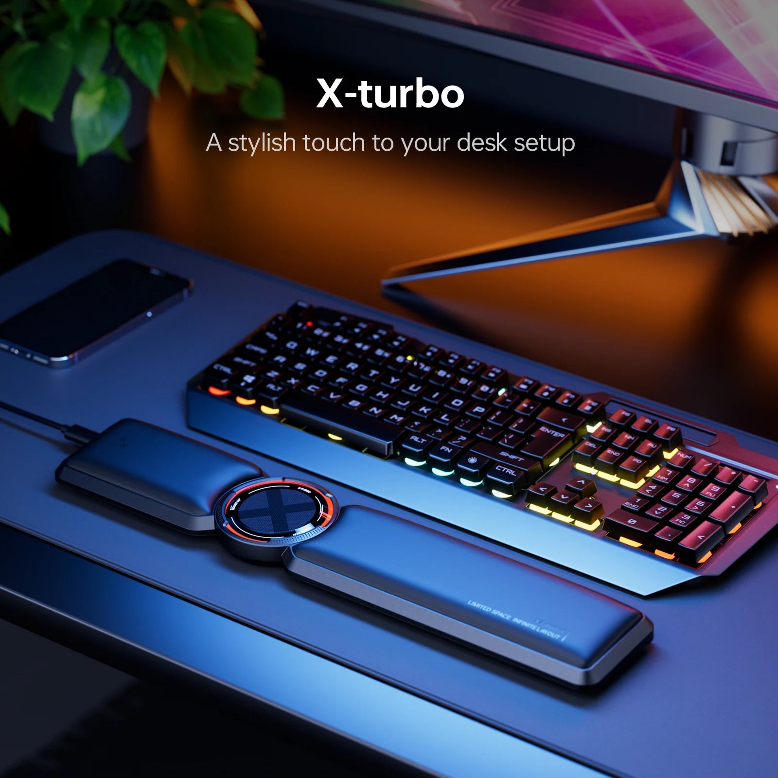 Xlayout X-Turbo Wrist Rest With Fan