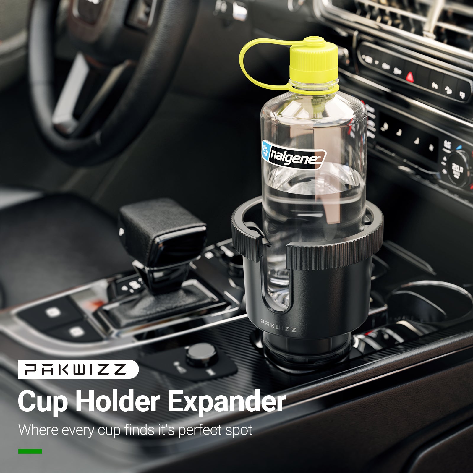 PAKWIZZ Car Cup Holder with Magnetic Phone Mount