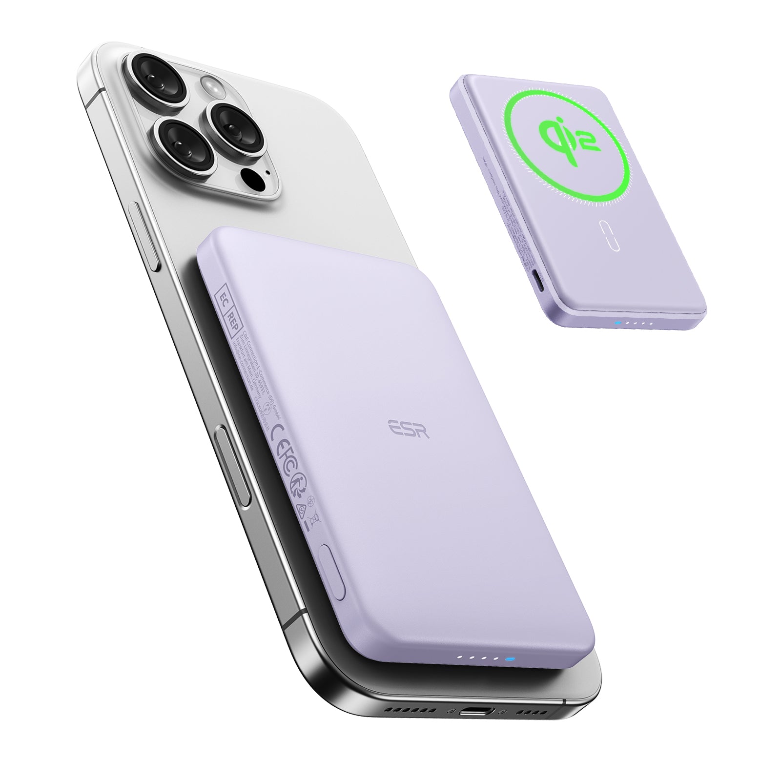 [CCC Certified] ESR Qi2 Magslim 5000mAh Magnetic Power Bank