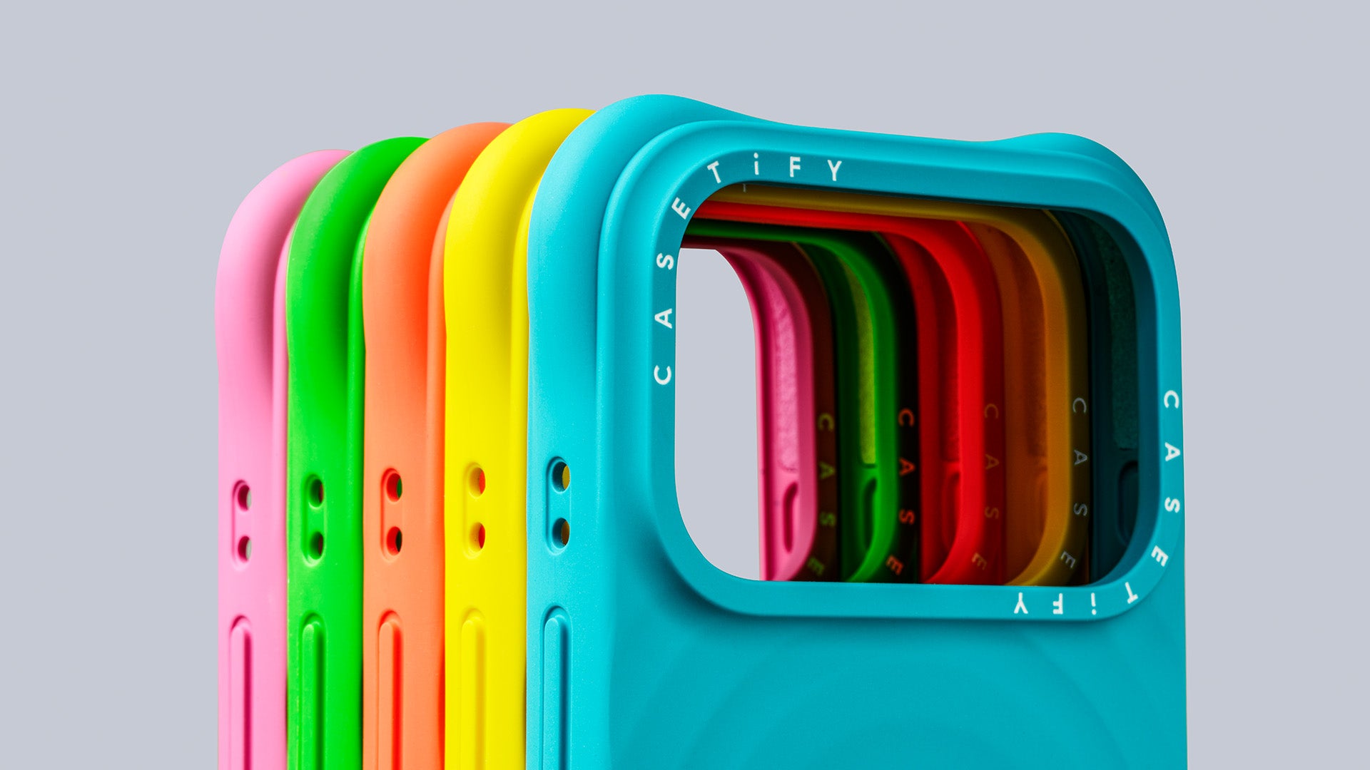 CASETiFY Magsafe The Ripple Case for iPhone 17 Series - Volt Yellow