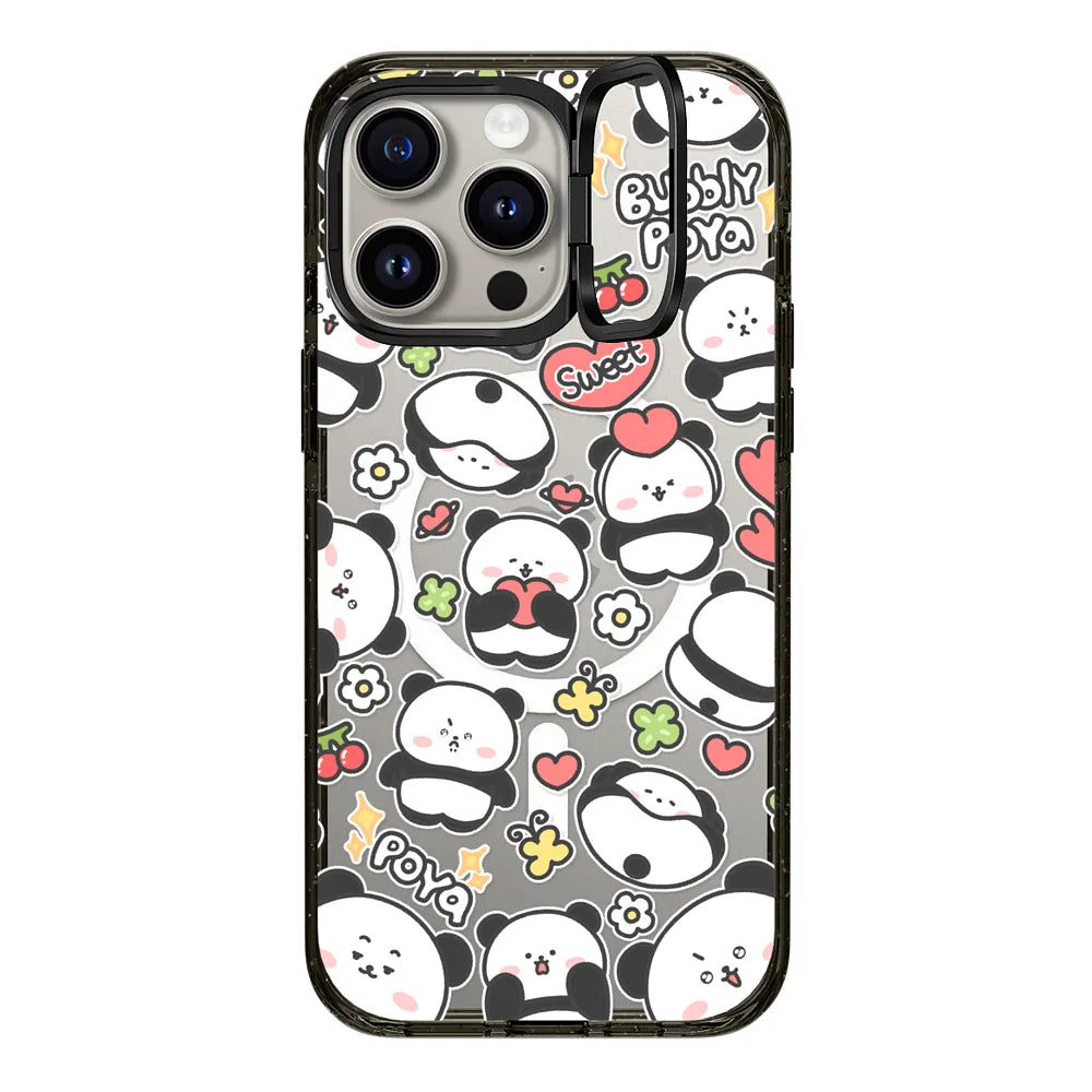 CASETiFY Magsafe Impact Ring Stand Case for iPhone 15 Pro / 15 Pro Max - Bubbly Poya Mix