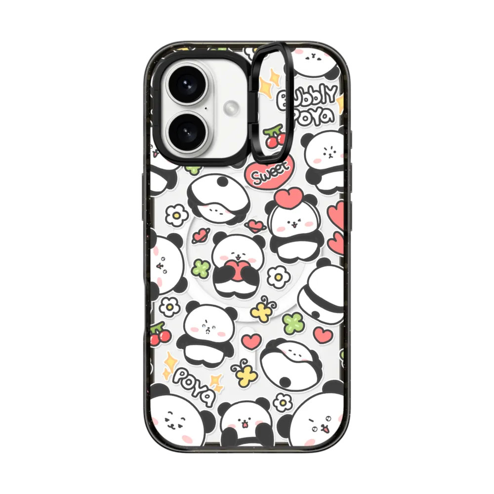 CASETiFY Magsafe Impact Ring Stand Case for iPhone 16 - Bubbly Poya Mix