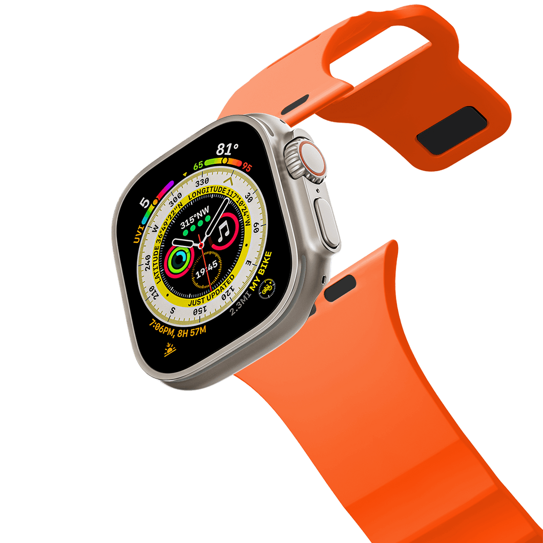 CASETiFY Apple Watch Band Bounce Band (42mm/44mm/45mm/49mm) - Orange