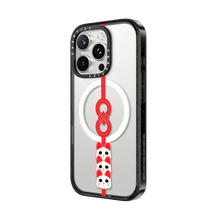 Load image into Gallery viewer, CASETiFY Magsafe Impact Case for iPhone 16 Pro Max / 16 Pro / 15 Pro Max - Lucky Knot Lucky Cat Black
