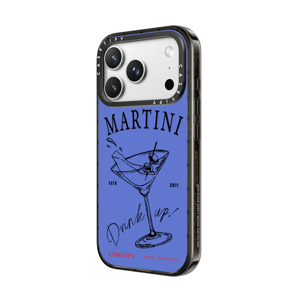 CASETiFY Magsafe Impact Case iPhone 18 / 17 Series - Martini Please Black
