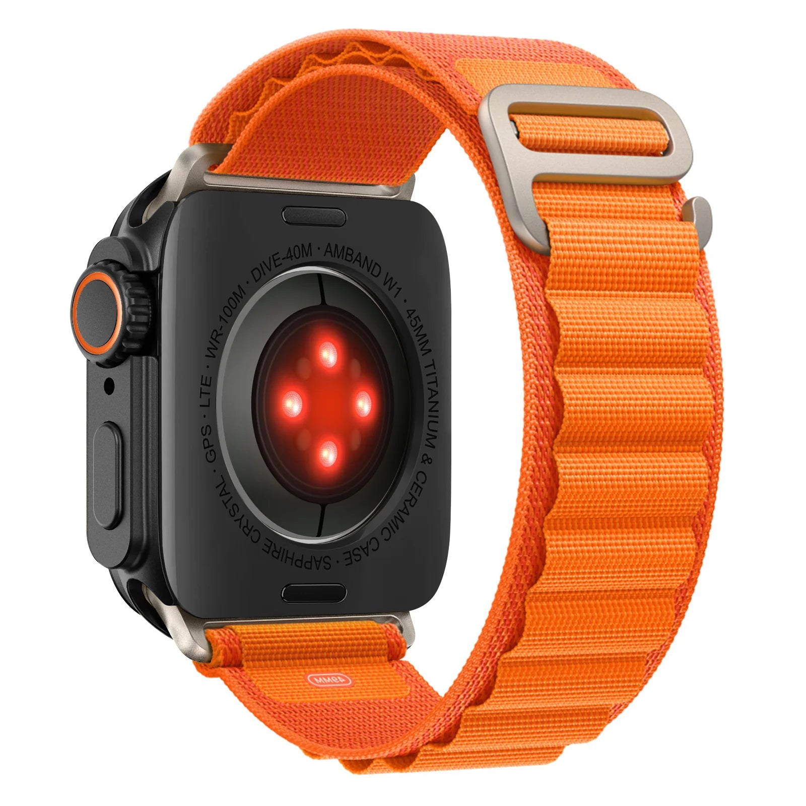 Amband Apple Watch 45mm / 49mm W1 Sport Series Case