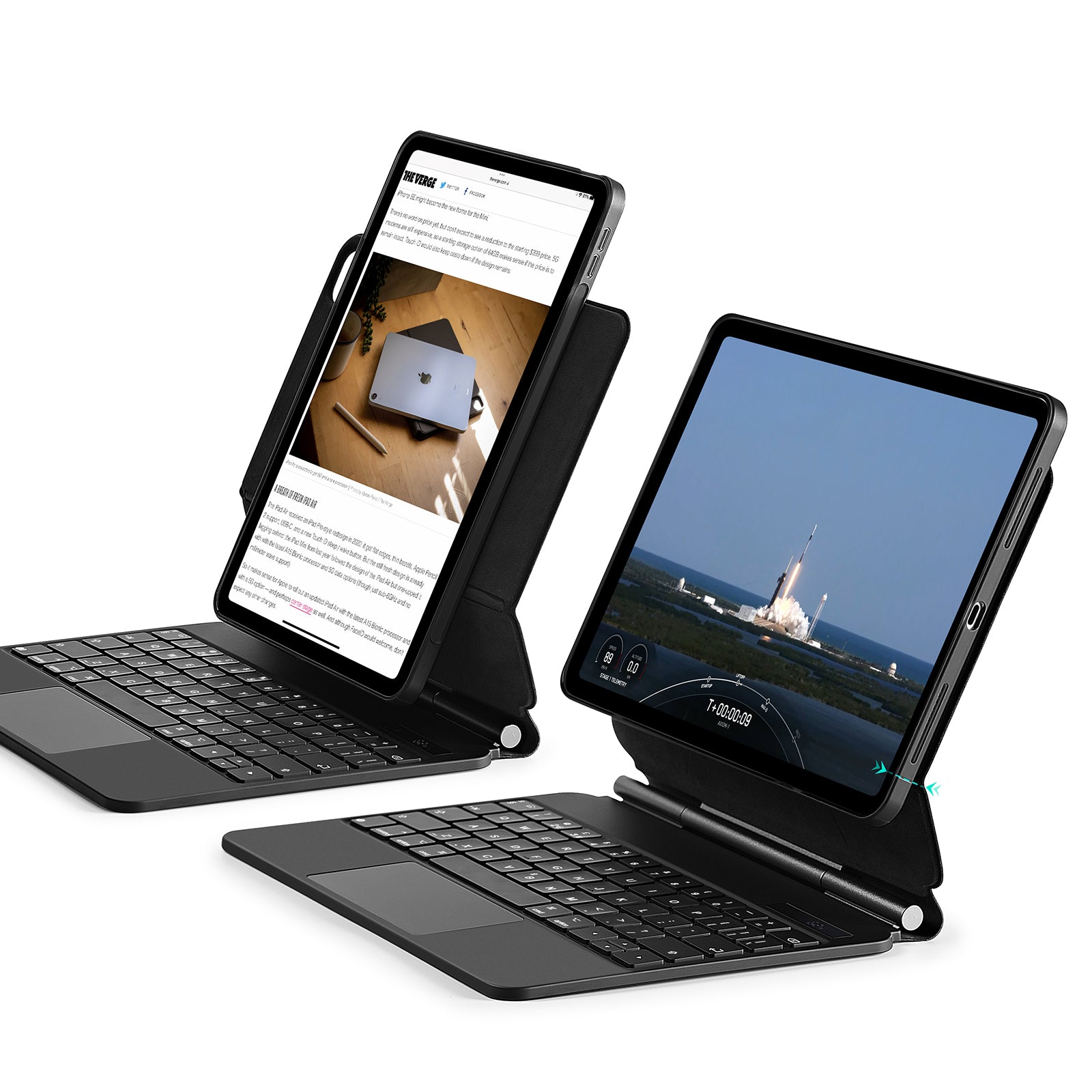 ESR Rebound Magnetic Keyboard Case 360 for iPad Air 11 (2024), iPad Pro 11 and Air 5/4 - US Layout