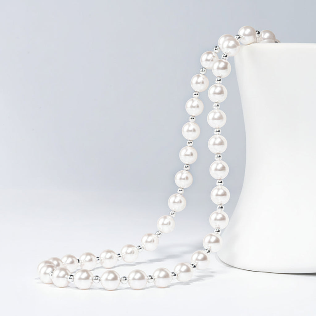 CASEBANG Cross Body Phone Charm - Pearl