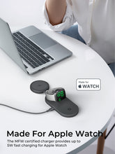 Load image into Gallery viewer, Aukey LC-MC313 MagFusion C 3-in-1 Qi2 MFW Certified Foldable Wireless Charging Station
