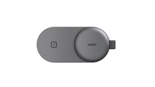 Load image into Gallery viewer, Aukey LC-MC313 MagFusion C 3-in-1 Qi2 MFW Certified Foldable Wireless Charging Station
