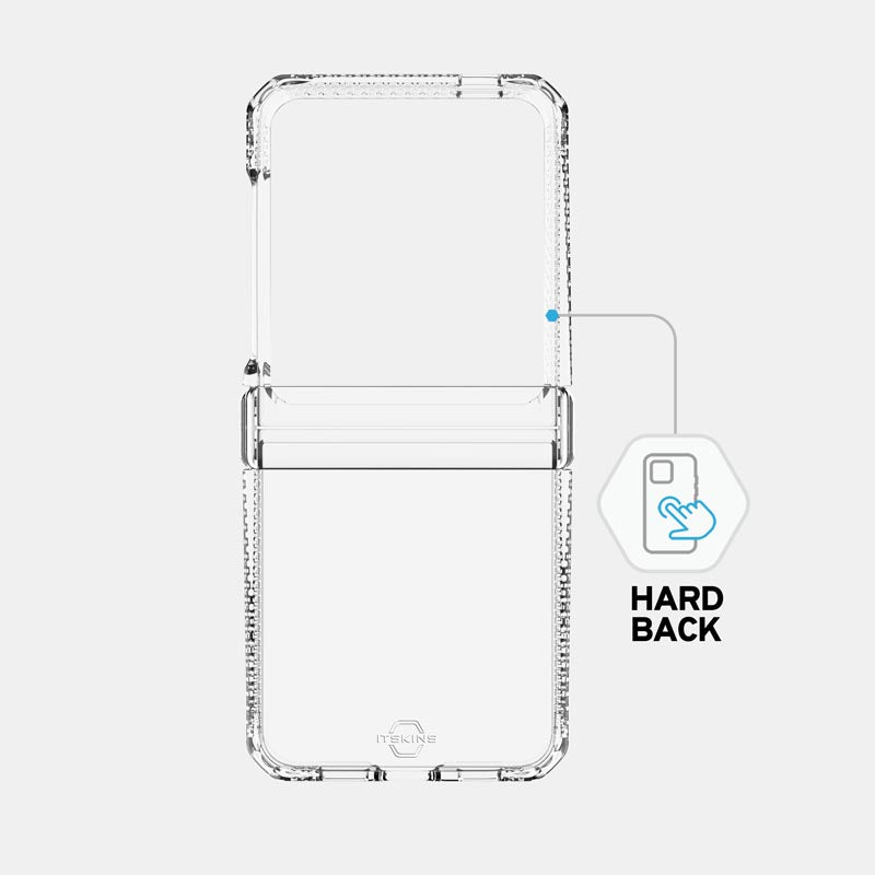 ITSKINS Samsung Galaxy Z Flip 6 Hybrid R Clear Hinge