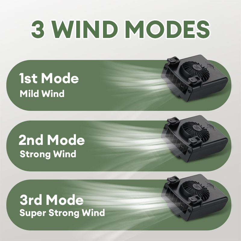 Hadata F6 Portable Waist Clip Fan