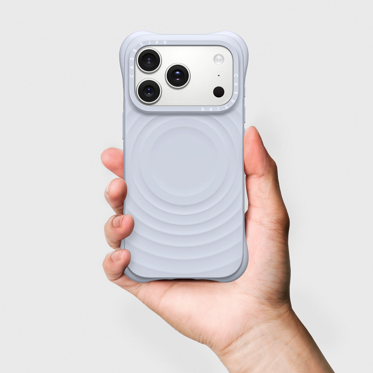 iPhoneアクセサリー Ripple Case iPhone 17 Pro Max Periwinkle CASETiFY Magsafe The Ripple Case for iPhone 17 Series - Periwinkle