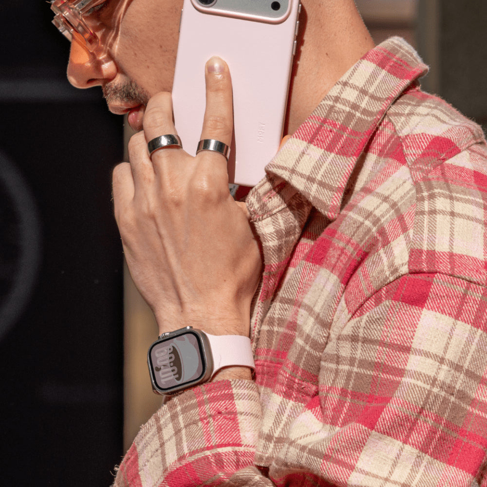 MOFT Snap Watch Band for Apple Watch 40mm/41mm/42mm & 44mm/45mm/46mm/49mm - Light Pink Brownie
