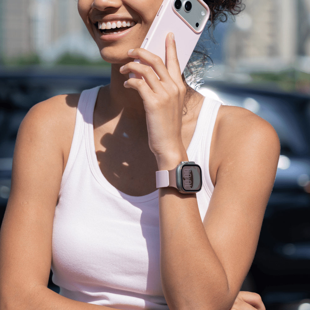 MOFT Snap Watch Band for Apple Watch 40mm/41mm/42mm & 44mm/45mm/46mm/49mm - Light Pink Brownie