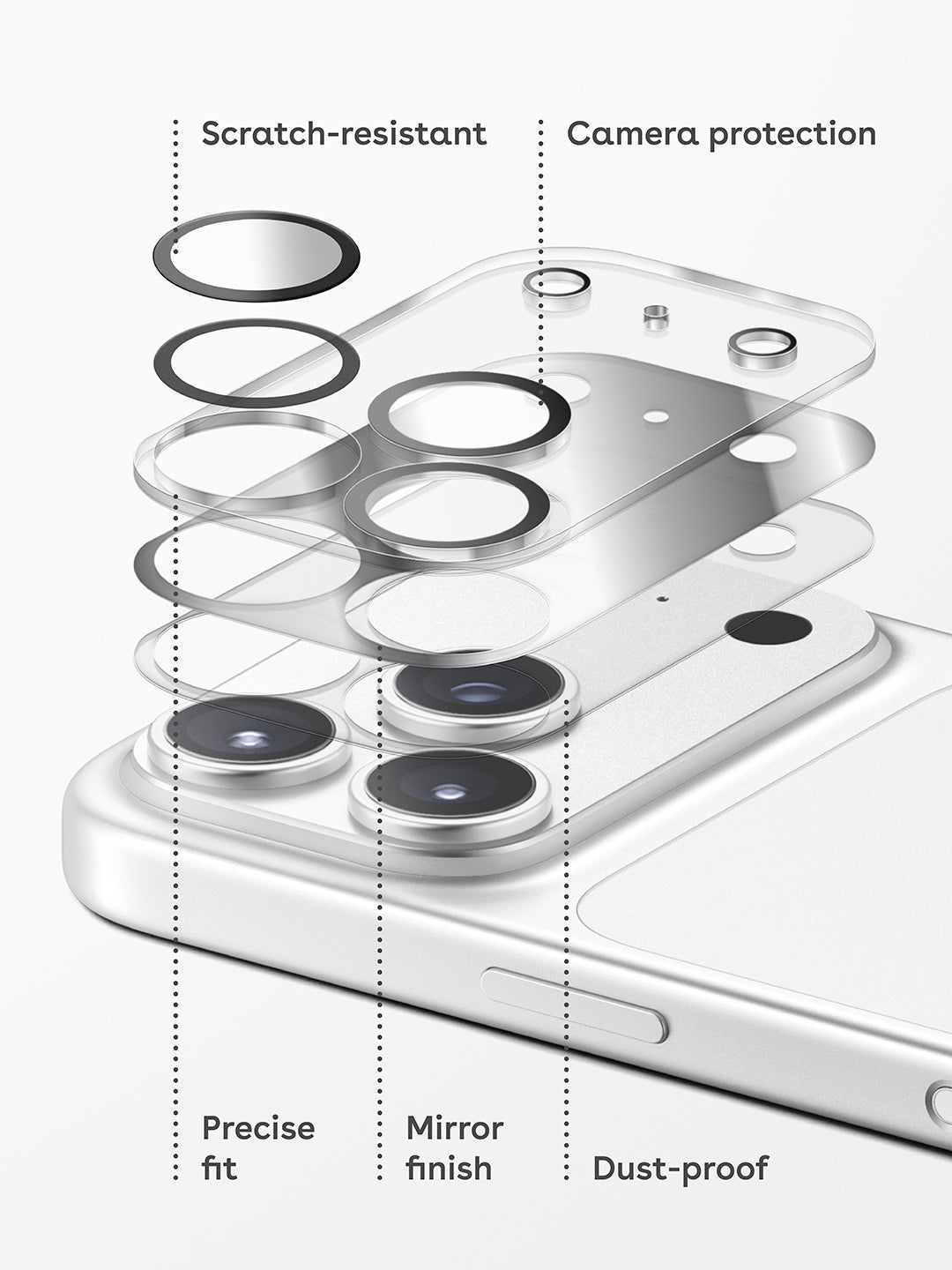 CASETiFY Impact Mirror Camera Lens Protector