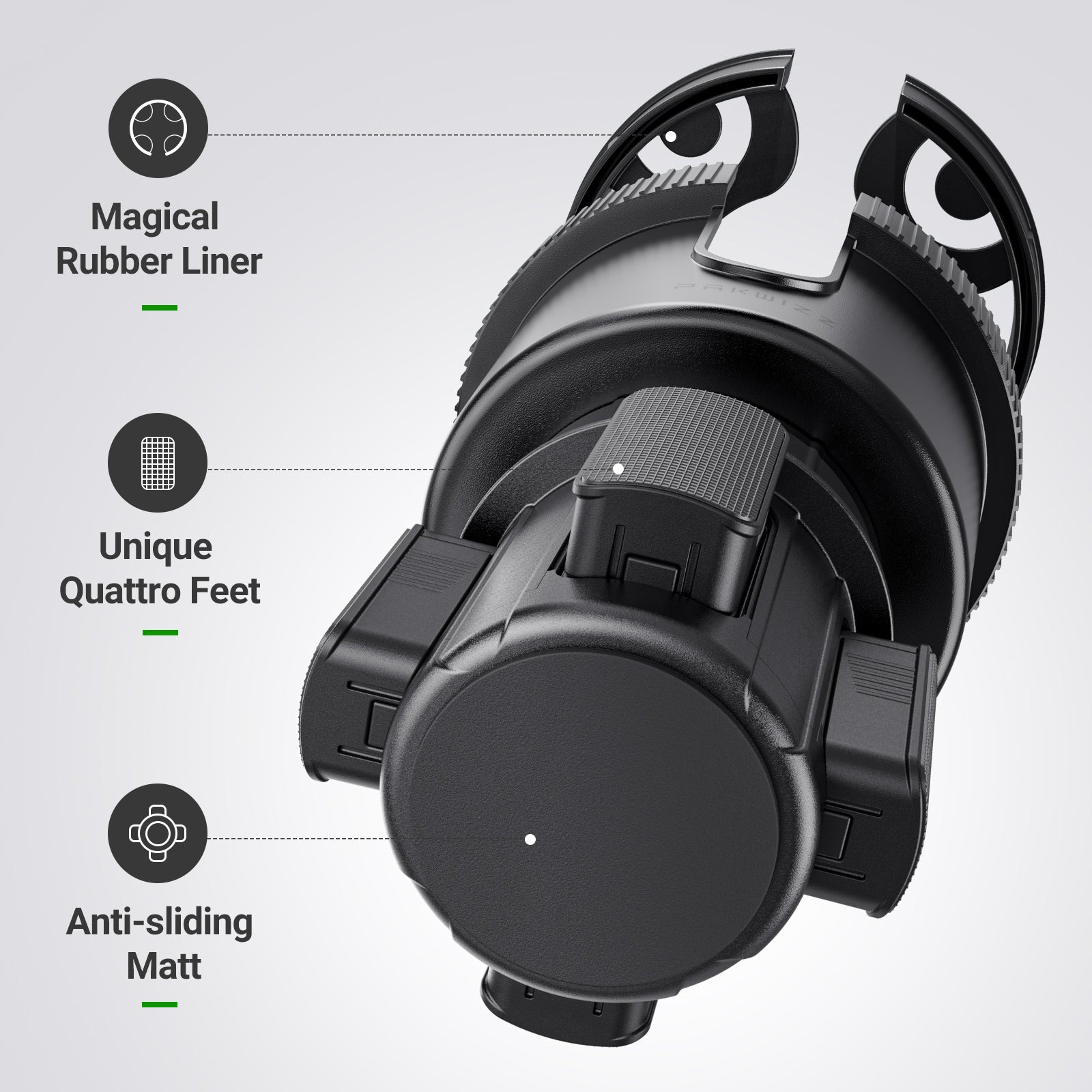 PAKWIZZ Car Cup Holder with Magnetic Phone Mount