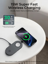 Load image into Gallery viewer, Aukey LC-MC313 MagFusion C 3-in-1 Qi2 MFW Certified Foldable Wireless Charging Station
