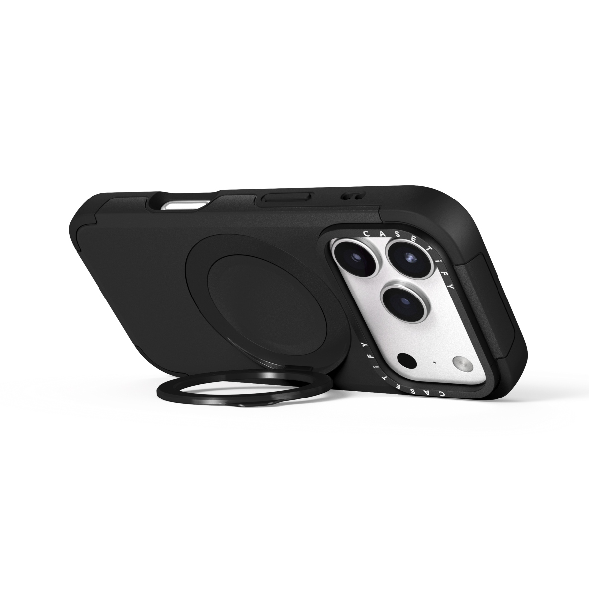 CASETiFY Magsafe Force Ring Stand Case for iPhone 18 / 17 Series - Black