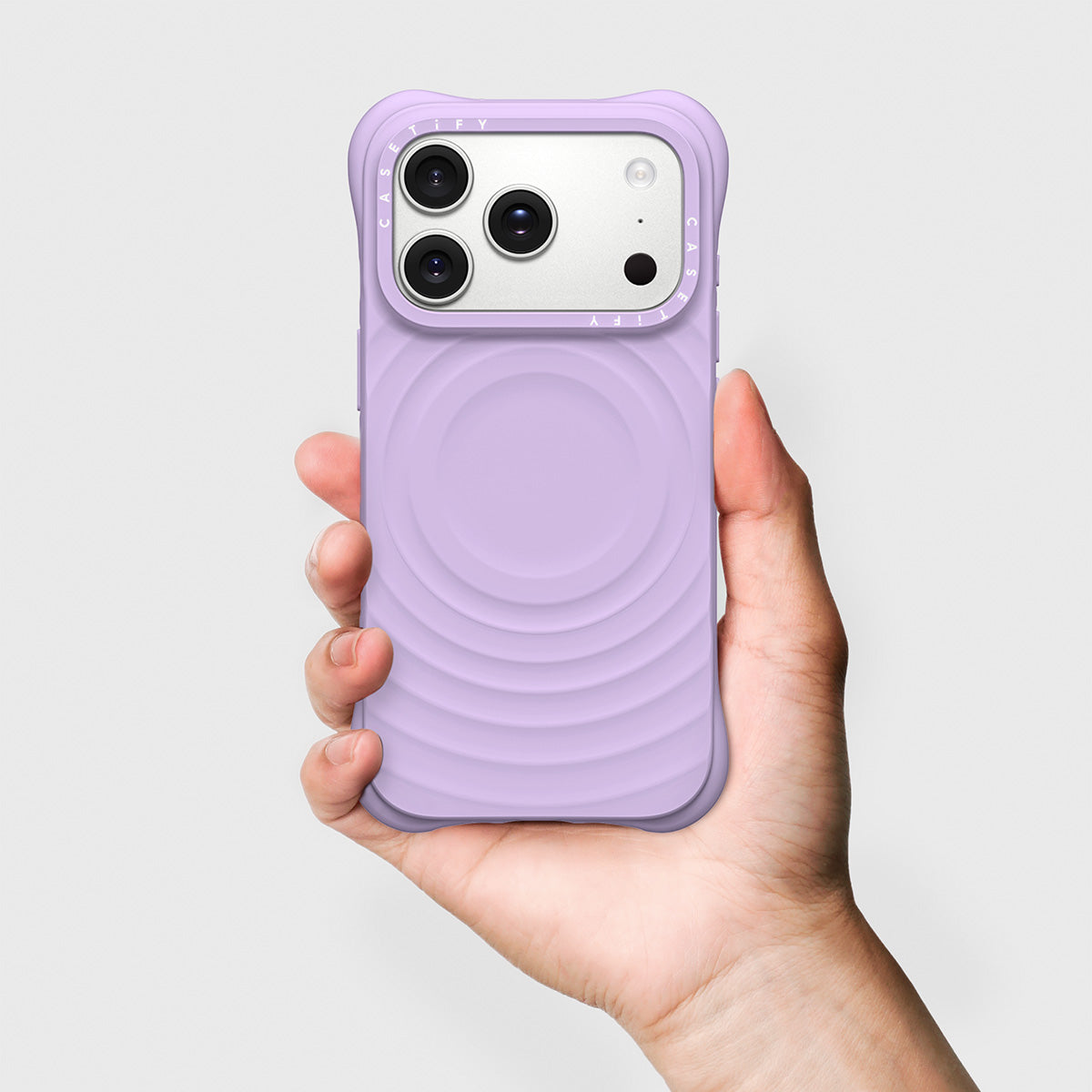 CASETiFY Magsafe The Ripple Case for iPhone 17 Series - Lavender