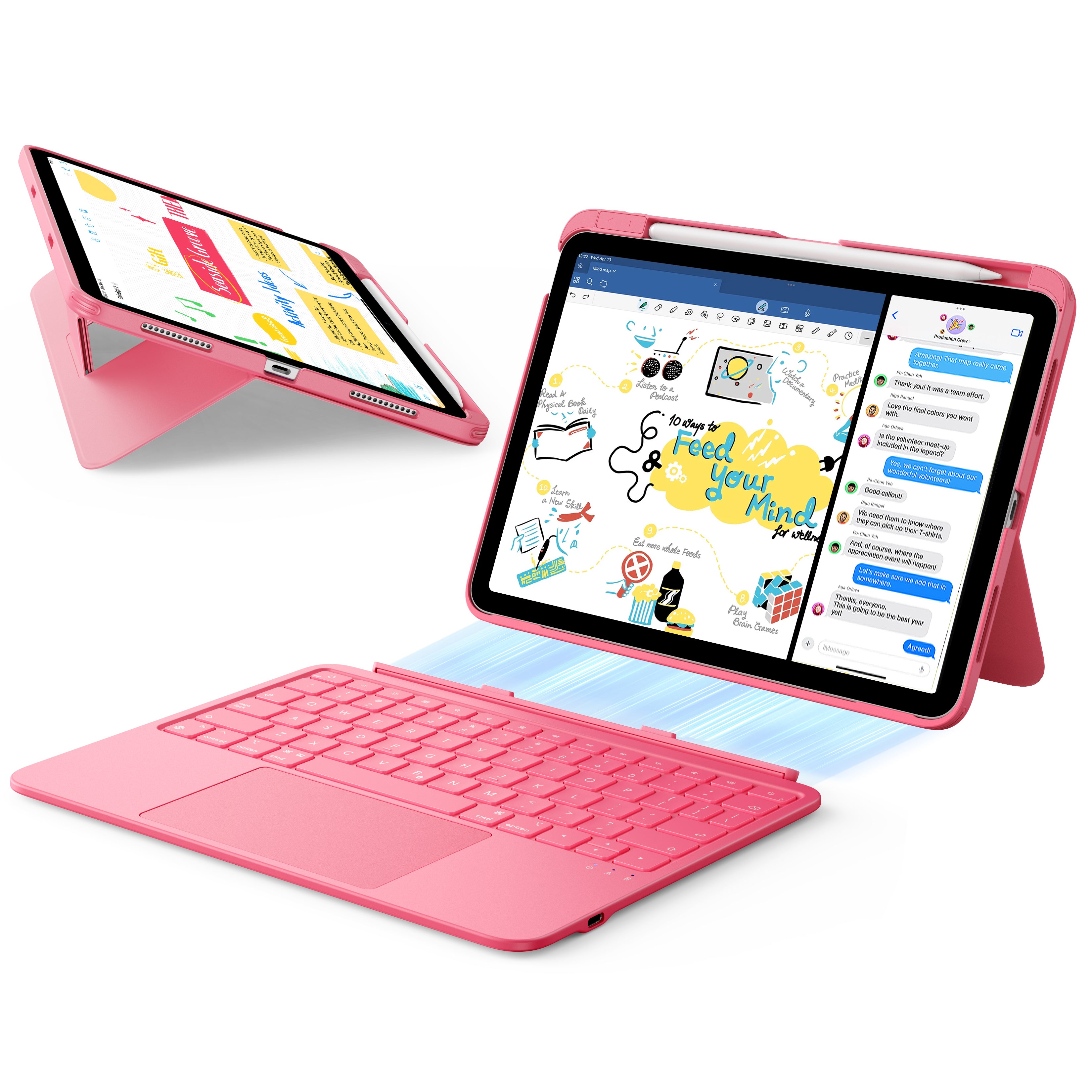 ESR iPad 10th Gen/11th Gen Flex Keyboard Case