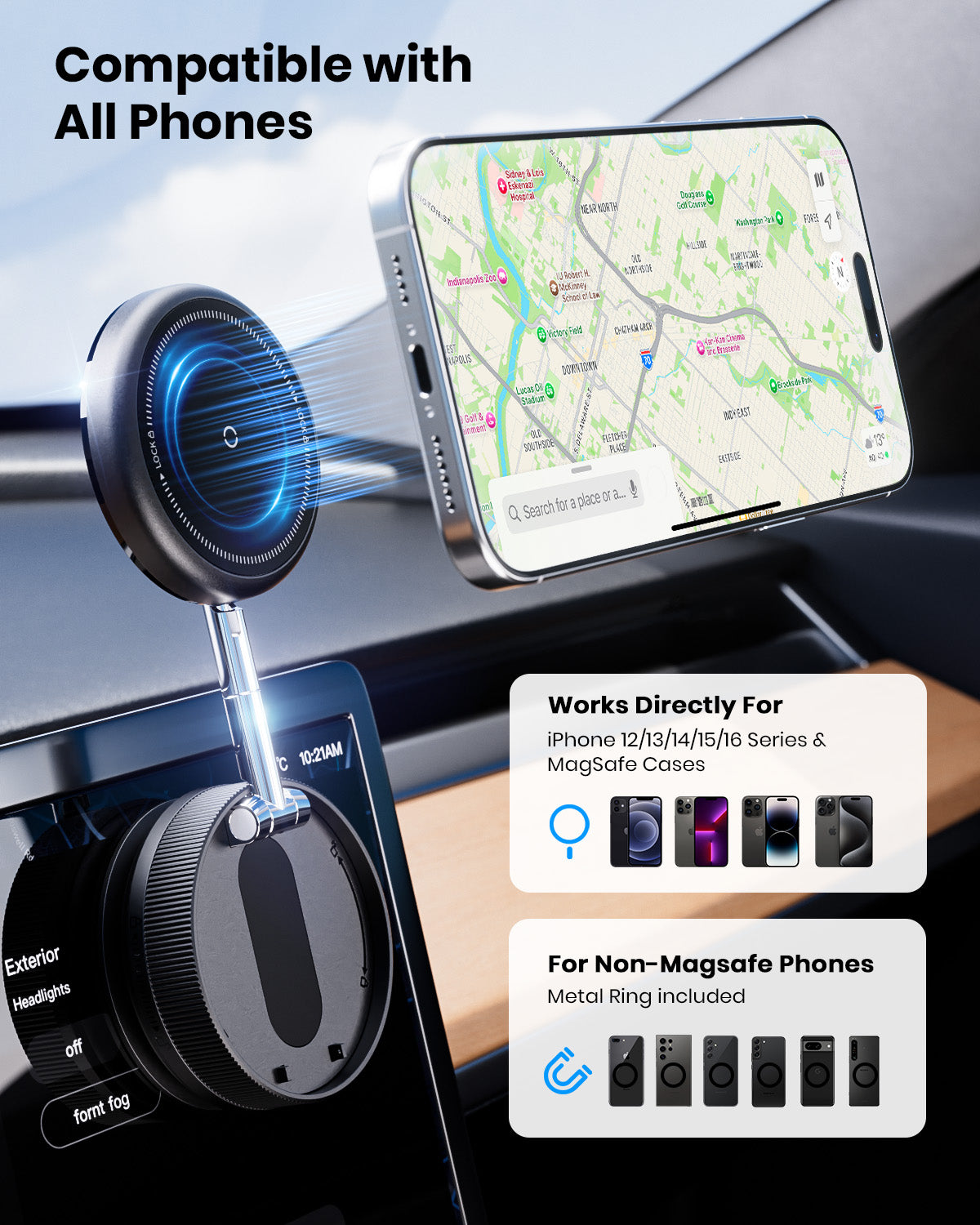 Mono Dsign Magsafe Vacuum Magnetic Phone Holder