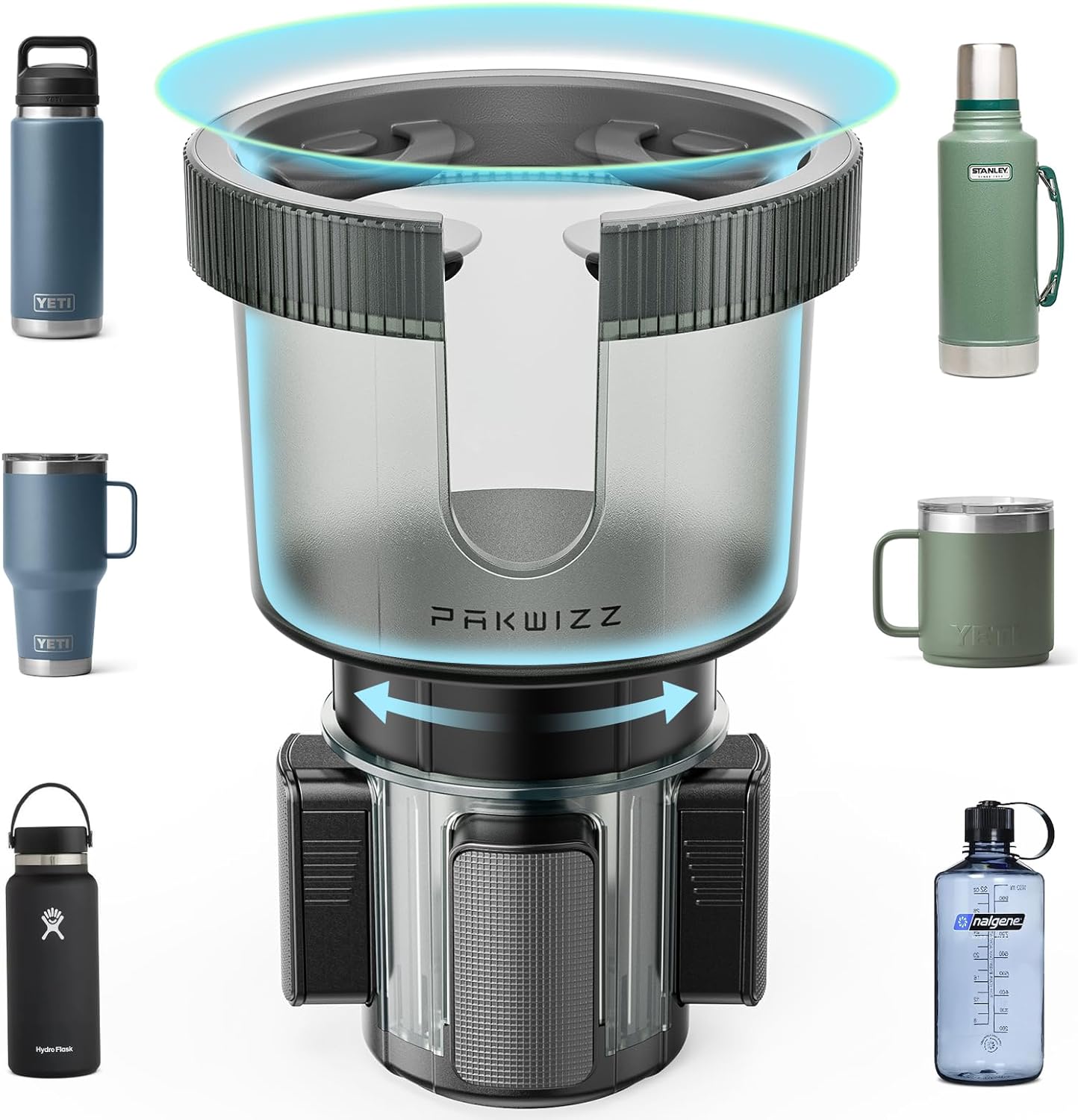 PAKWIZZ Car Cup Holder with Magnetic Phone Mount