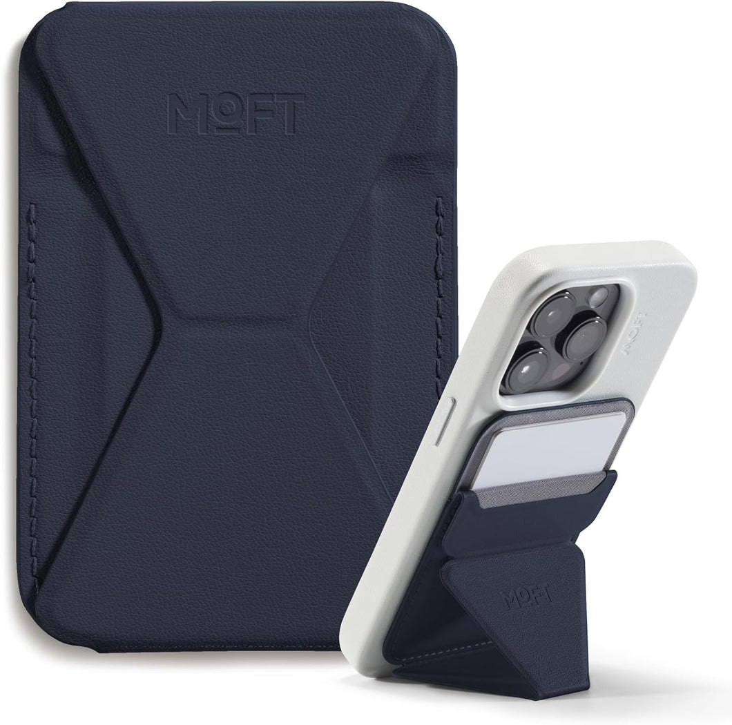 MOFT Magnetic Wallet Stand Compatible with iPhone 16/15/14/13/12 Series, Angle Adjustment & Magsafe Compatible MOVAS Phone Stand