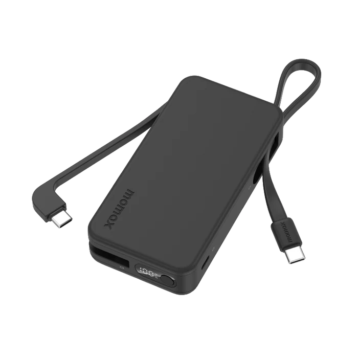 Momax IP138 1-Power Vital+ 10000mAh Battery Pack with Dual Built-in Cable