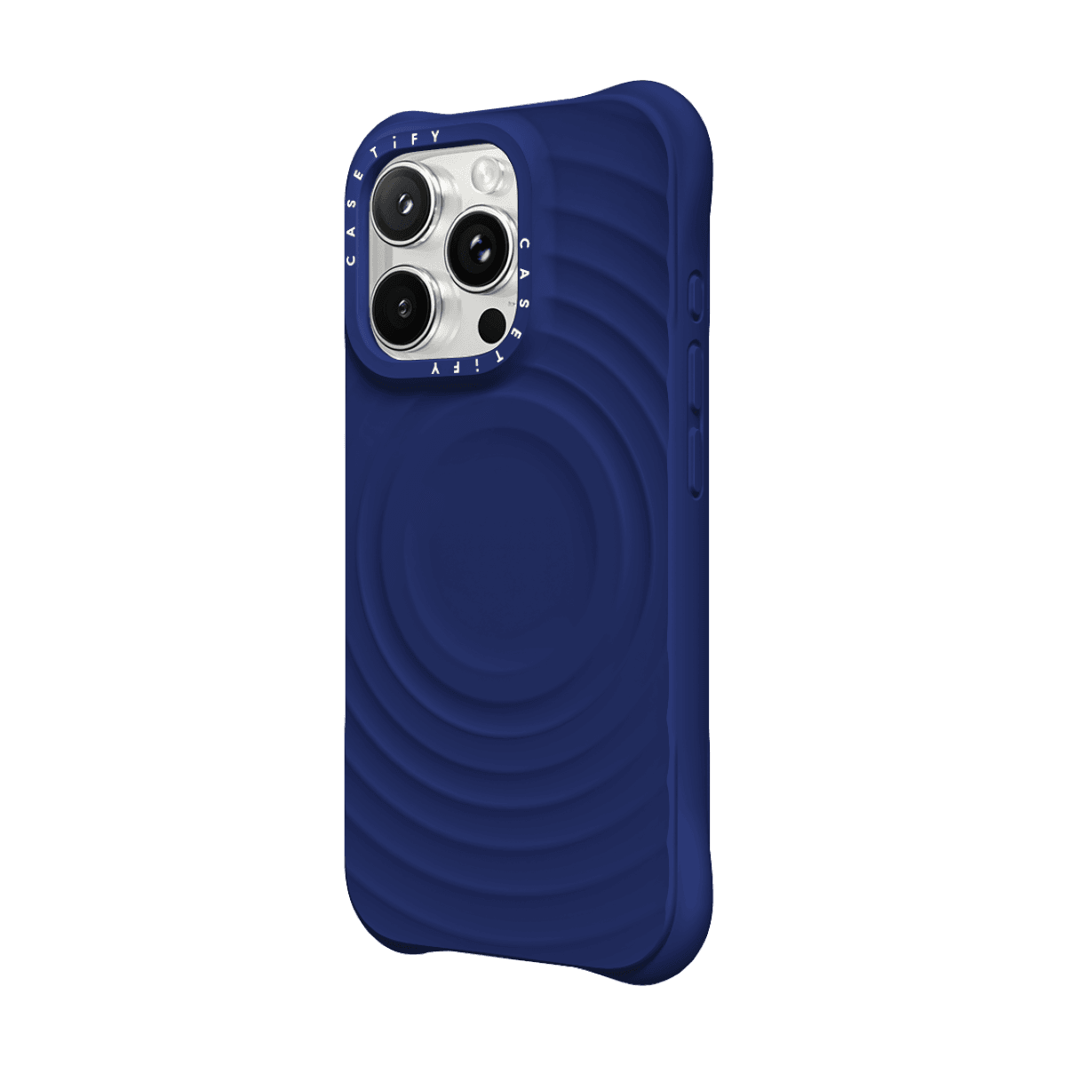 CASETiFY Magsafe The Ripple Case for iPhone 16 Pro Max - Navy Blue