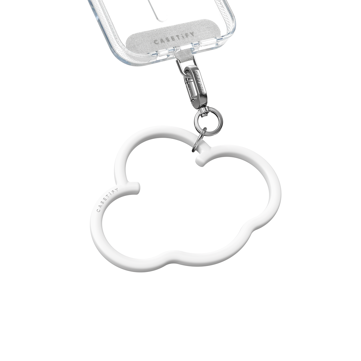 CASETiFY Silicone Jelly Phone Wristlet - Cloud Cotton White