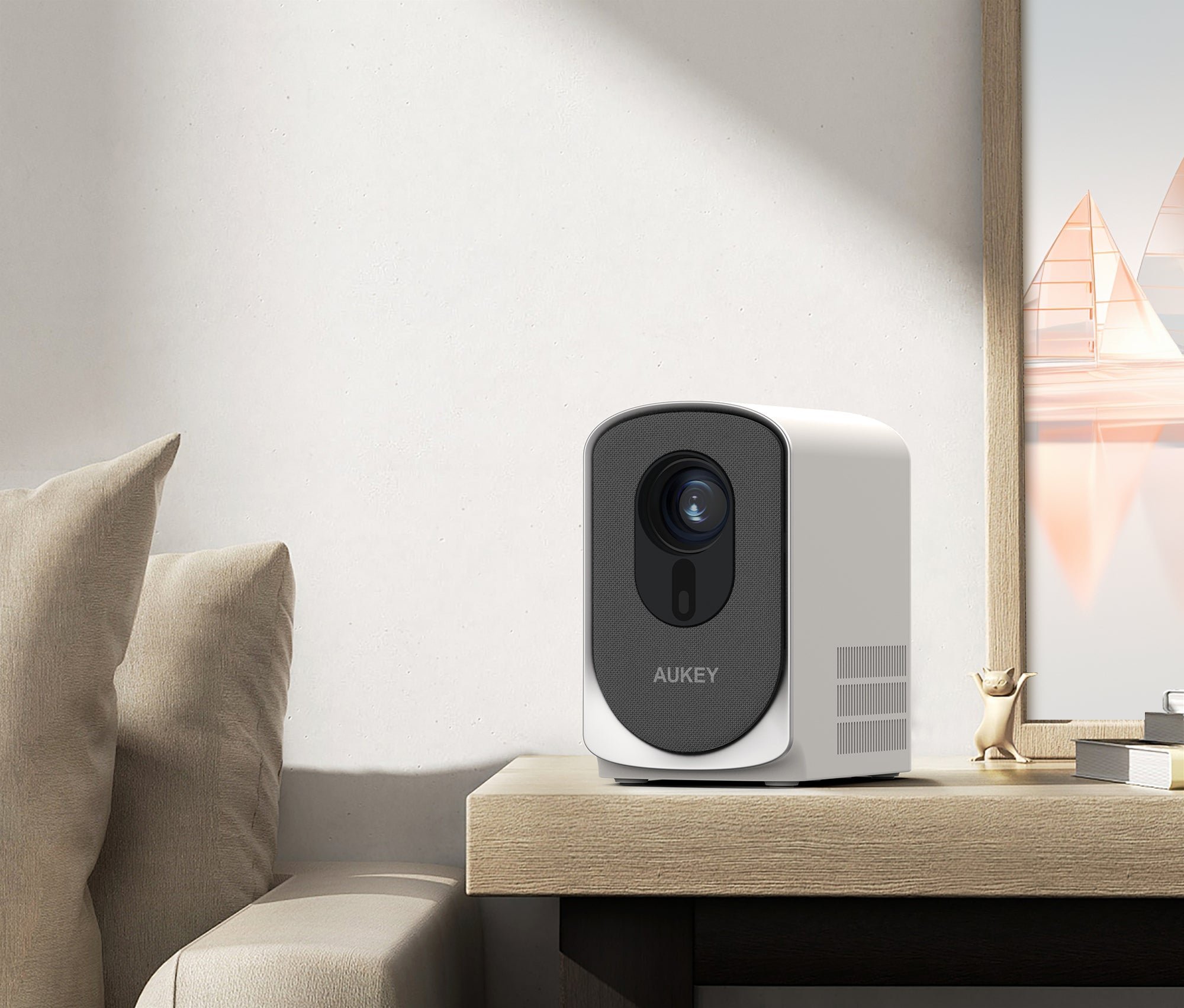 [UPGRADED] Aukey RD-880 Cinex Go MINI Portable Projector w 1080P Full HD & Screen Mirroring (24 Months Warranty)