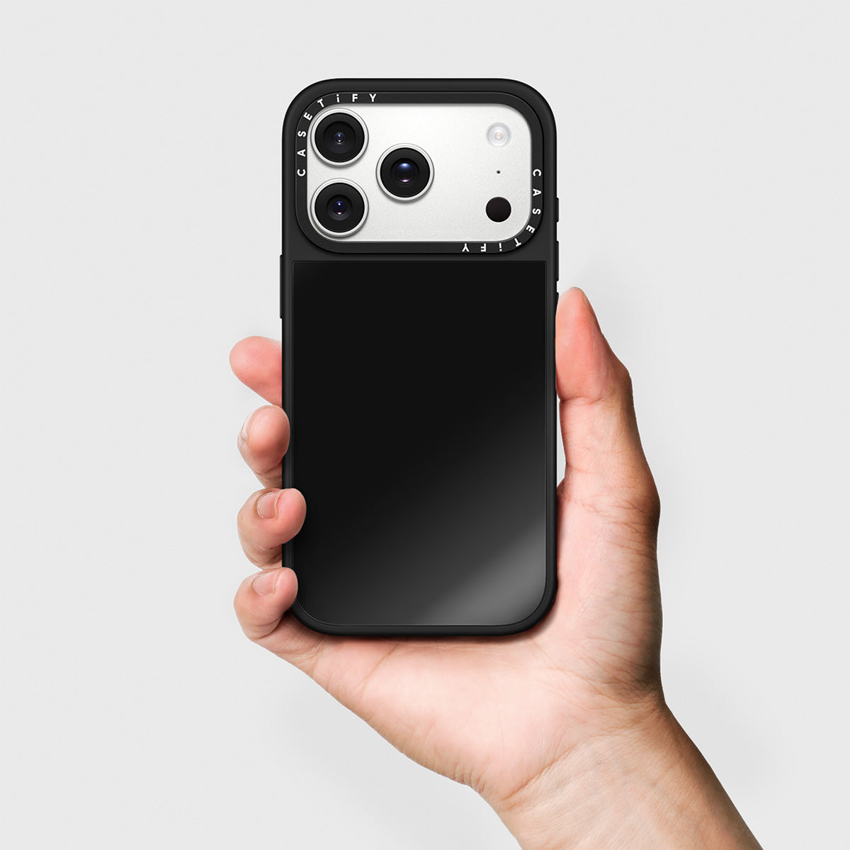 CASETiFY Magsafe Mirror Case for iPhone 17 Pro Max - Black Kingsnake Black On Black