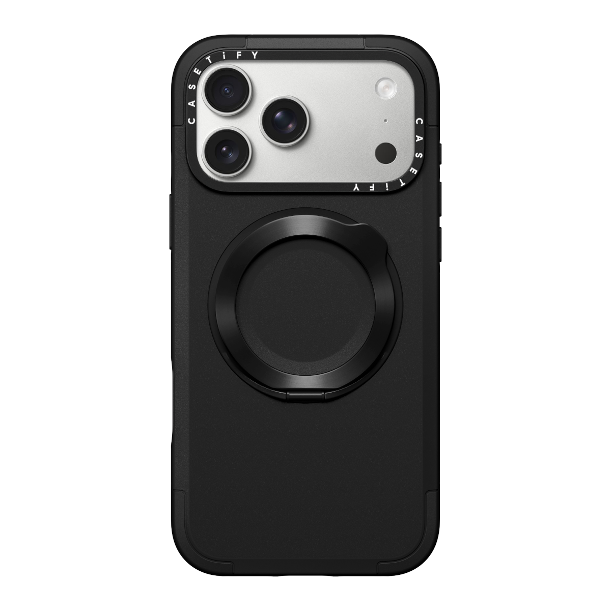 CASETiFY Magsafe Force Ring Stand Case for iPhone 18 / 17 Series - Black
