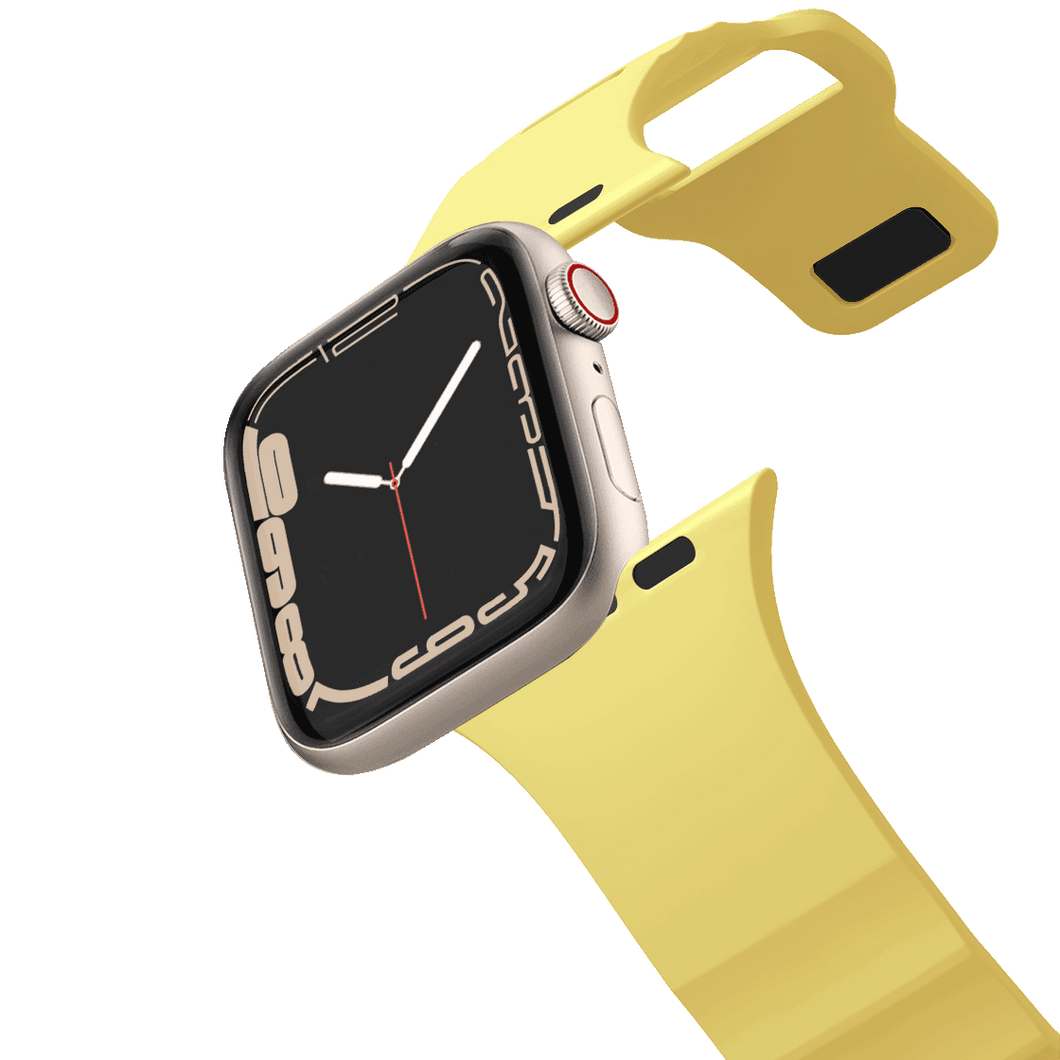 CASETiFY Apple Watch Band Bounce Band (38mm/40mm/41mm) - Buttercream Yellow