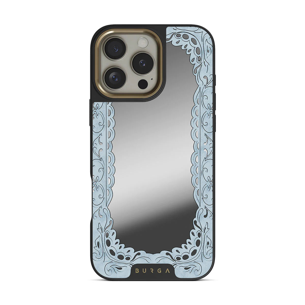 BURGA iPhone 16 Pro Max / 15 Pro Max Looking Glass Elite Mirror Gold Tough MagSafe Case