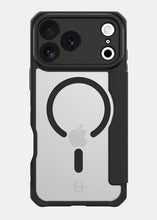 Load image into Gallery viewer, ITSKINS iPhone 17 Pro / 17 Pro Max Hybrid R MagFolio (MagSafe Compatible) - Black and Transparent
