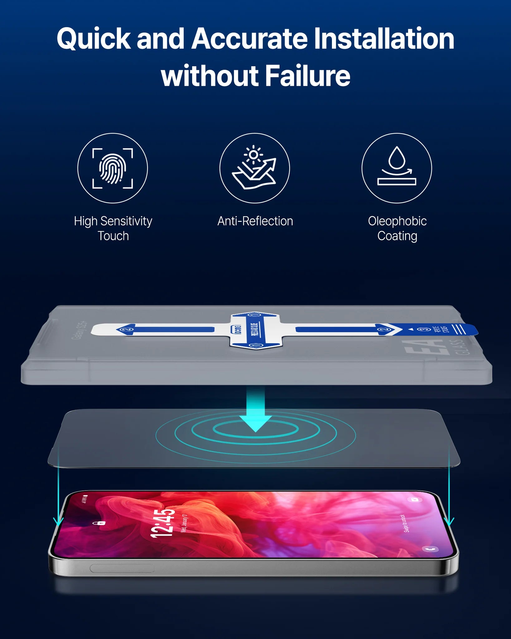 *Pre-Order*Whitestone DOME GLASS AR Privacy Tempered Glass Protector for S25 Ultra