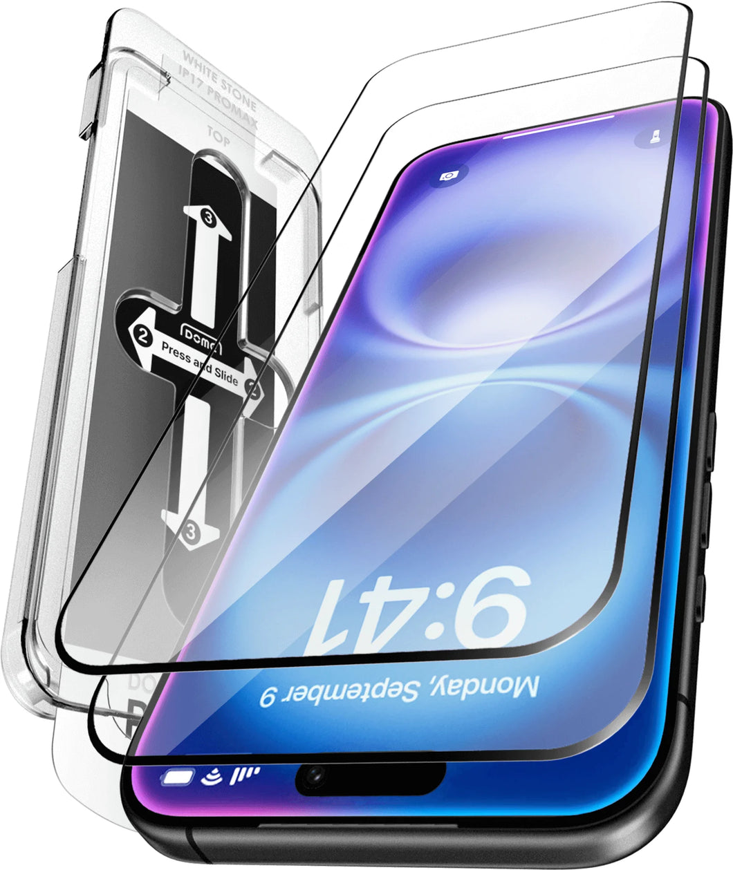 *Pre-Order*Whitestone AR Clear Glass Screen Protector for iPhone 17 Pro 1 Piece