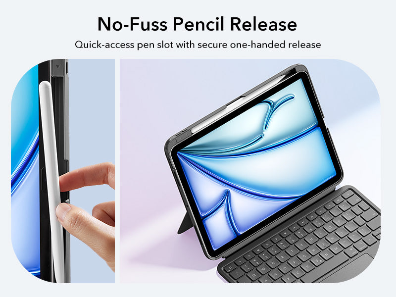 ESR iPad Air 11" (2025/2024) & iPad Air 5/4 Flex Keyboard Case