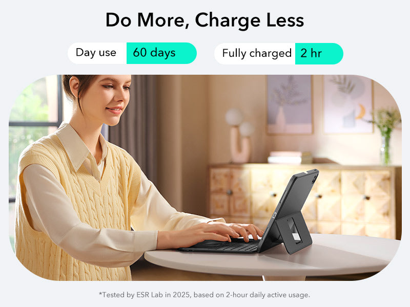 ESR iPad Air 11" (2025/2024) & iPad Air 5/4 Flex Keyboard Case